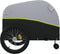vidaXL - Fietstrailer - 45 - kg - ijzer - zwart - en - groen
