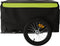 vidaXL - Fietstrailer - 45 - kg - ijzer - zwart - en - groen