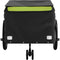 vidaXL - Fietstrailer - 45 - kg - ijzer - zwart - en - groen