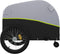 vidaXL - Fietstrailer - 45 - kg - ijzer - zwart - en - groen