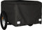 vidaXL - Fietstrailer - 45 - kg - ijzer - zwart - en - groen