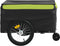 vidaXL - Fietstrailer - 45 - kg - ijzer - zwart - en - groen