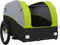 vidaXL - Fietstrailer - 45 - kg - ijzer - zwart - en - groen