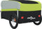 vidaXL - Fietstrailer - 45 - kg - ijzer - zwart - en - groen