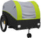 vidaXL - Fietstrailer - 45 - kg - ijzer - zwart - en - groen