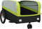vidaXL - Fietstrailer - 45 - kg - ijzer - zwart - en - groen