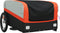 vidaXL - Fietstrailer - 45 - kg - ijzer - zwart - en - oranje