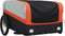 vidaXL - Fietstrailer - 45 - kg - ijzer - zwart - en - oranje
