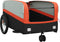 vidaXL - Fietstrailer - 45 - kg - ijzer - zwart - en - oranje