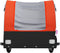 vidaXL - Fietstrailer - 45 - kg - ijzer - zwart - en - oranje