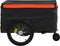 vidaXL - Fietstrailer - 45 - kg - ijzer - zwart - en - oranje