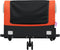 vidaXL - Fietstrailer - 45 - kg - ijzer - zwart - en - oranje