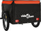 vidaXL - Fietstrailer - 45 - kg - ijzer - zwart - en - oranje