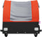 vidaXL - Fietstrailer - 45 - kg - ijzer - zwart - en - oranje