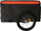 vidaXL - Fietstrailer - 45 - kg - ijzer - zwart - en - oranje