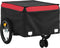 vidaXL - Fietstrailer - 45 - kg - ijzer - zwart - en - rood