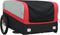 vidaXL - Fietstrailer - 45 - kg - ijzer - zwart - en - rood