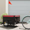 vidaXL - Fietstrailer - 45 - kg - ijzer - zwart - en - rood