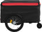 vidaXL - Fietstrailer - 45 - kg - ijzer - zwart - en - rood