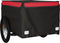 vidaXL - Fietstrailer - 45 - kg - ijzer - zwart - en - rood