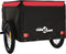 vidaXL - Fietstrailer - 45 - kg - ijzer - zwart - en - rood