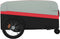 vidaXL - Fietstrailer - 45 - kg - ijzer - zwart - en - rood