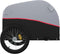 vidaXL - Fietstrailer - 45 - kg - ijzer - zwart - en - rood