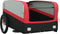 vidaXL - Fietstrailer - 45 - kg - ijzer - zwart - en - rood
