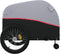 vidaXL - Fietstrailer - 45 - kg - ijzer - zwart - en - rood
