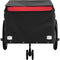 vidaXL - Fietstrailer - 45 - kg - ijzer - zwart - en - rood