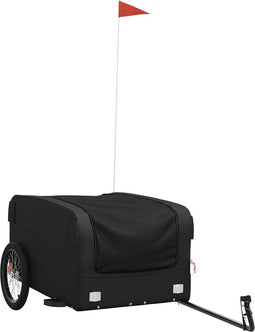 vidaXL - Fietstrailer - 45 - kg - ijzer - zwart