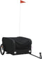 vidaXL - Fietstrailer - 45 - kg - ijzer - zwart
