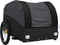vidaXL - Fietstrailer - 45 - kg - ijzer - zwart