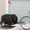 vidaXL - Fietstrailer - 45 - kg - ijzer - zwart