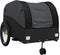 vidaXL - Fietstrailer - 45 - kg - ijzer - zwart