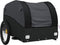 vidaXL - Fietstrailer - 45 - kg - ijzer - zwart