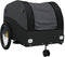 vidaXL - Fietstrailer - 45 - kg - ijzer - zwart