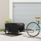 vidaXL - Fietstrailer - 45 - kg - ijzer - zwart
