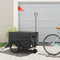 vidaXL - Fietstrailer - 45 - kg - ijzer - zwart