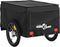 vidaXL - Fietstrailer - 45 - kg - ijzer - zwart