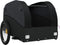 vidaXL - Fietstrailer - 45 - kg - ijzer - zwart