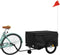 vidaXL - Fietstrailer - 45 - kg - ijzer - zwart