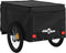 vidaXL - Fietstrailer - 45 - kg - ijzer - zwart