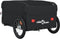vidaXL - Fietstrailer - 45 - kg - ijzer - zwart