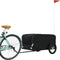 vidaXL - Fietstrailer - 45 - kg - ijzer - zwart