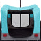 vidaXL - Fietstrailer - en - hondenwagen - 2-in-1 - blauw - en - grijs