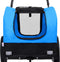 vidaXL - Fietstrailer - en - hondenwagen - 2-in-1 - blauw - en - zwart