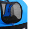 vidaXL - Fietstrailer - en - hondenwagen - 2-in-1 - blauw - en - zwart