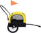 vidaXL - Fietstrailer - en - hondenwagen - 2-in-1 - geel - en - zwart
