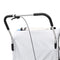 vidaXL - Fietstrailer - en - kinderwagen - 2-in-1 - blauw - en - grijs